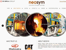 Tablet Screenshot of neosym.com